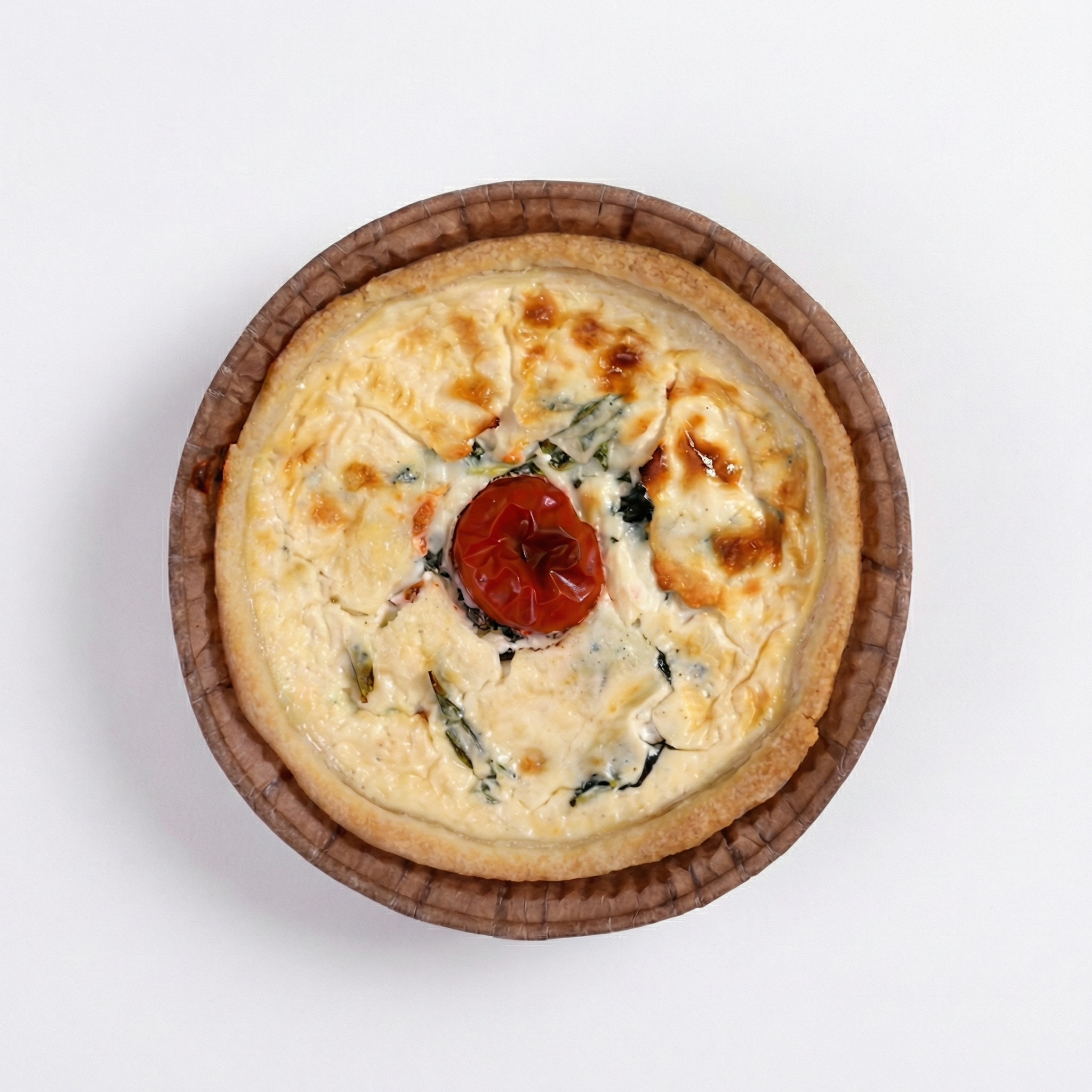 Киш Лорен с брокколи и красной рыбой 