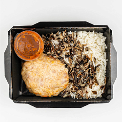 Котлета куриная рубленная с рисом (280г),100/150/30